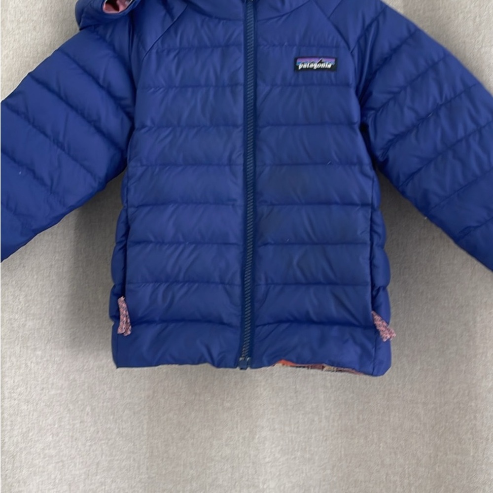 4T Patagonia Floral puffy jacket - Picture 3 of 4